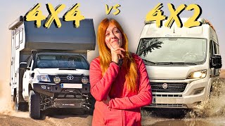 Comparamos TOYOTA HILUX 4X4 con DUCATO CAMPER 4X2 - ¿Se NECESITA una CAMPER 4x4 para VIAJAR?