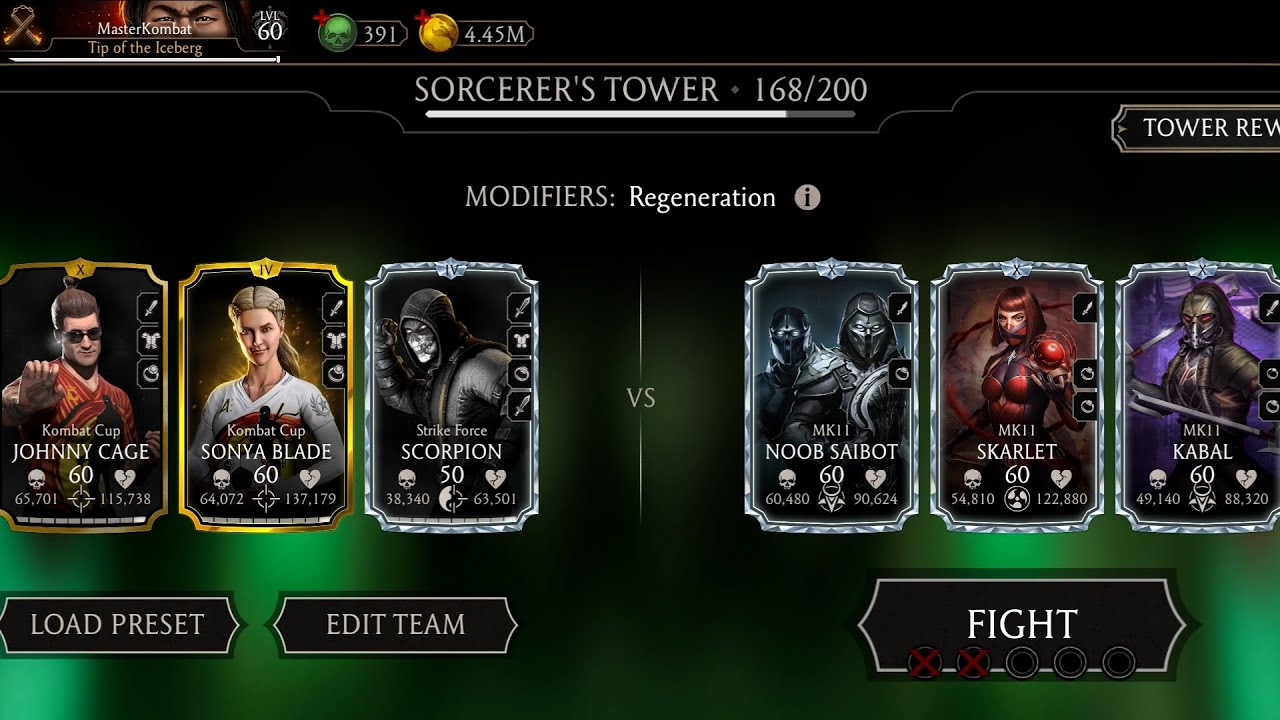 🐍Sorcerer's Tower FATAL 168 Fight + Reward ☠️ Mortal Kombat Mobile Gameplay