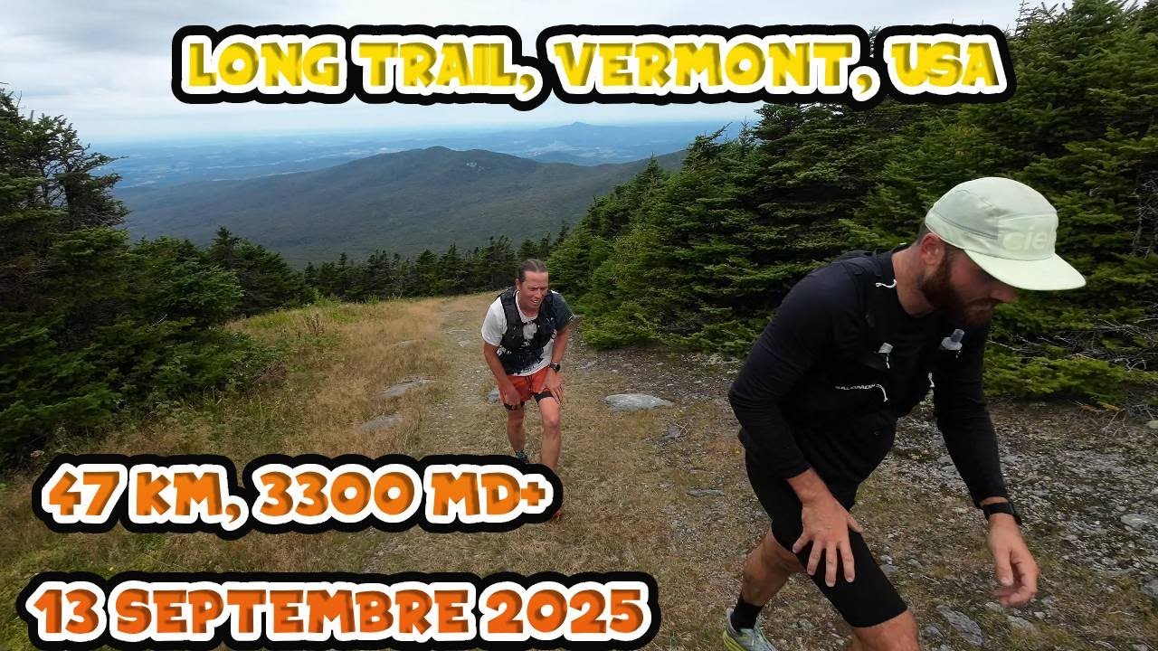 Long Trail - Northern Terminus to Eden Crossing  trail running - Vermont USA