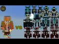 Fugurinn0103 vs Warden Plus (Wardens) | Minecraft Bedrock | MobBattle