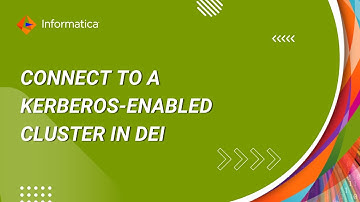How to Connect to a Kerberos Enabled Cluster in Data Engineering Integration