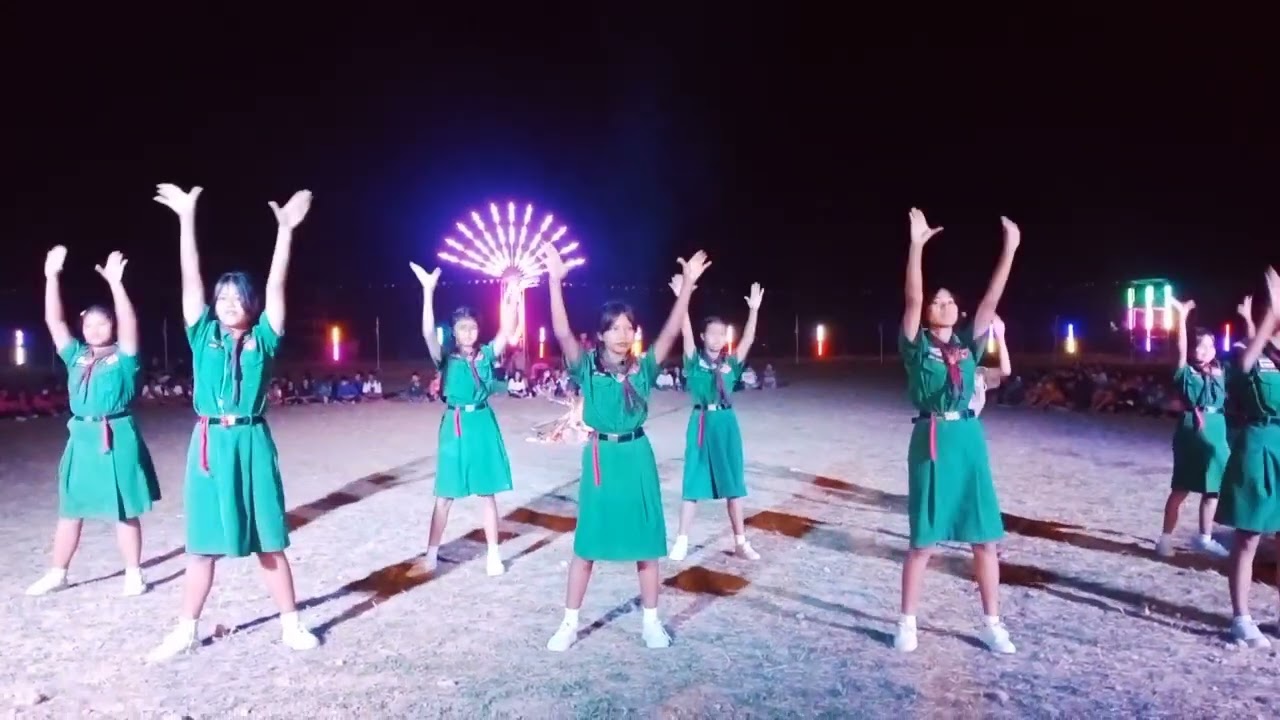 การแสดงรอบกองไฟ cover dance ลูกเสือต้านภัยยาเสพติด โรงเรียนบ้านละหานนา (รุ่นเล็ก)