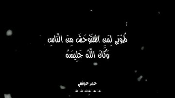 ما تيسر من سورة الرعد - القارئ عمر عباسي