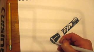 time lapse drawing: Expo marker