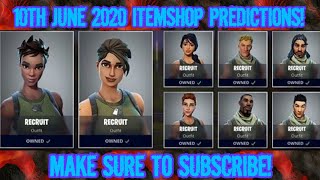 10TH JUNE 2020 ITEMSHOP PREDICTIONS!