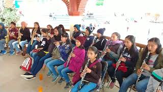 Mas que exelente banda municipal de Sta María tlahuitoltepec mixe Oaxaca agosto 2018