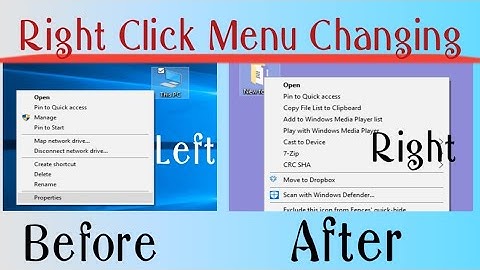Right Click Opening on Left Side | Right Click Context Menu Open In Left Side | Solved | Faq4World