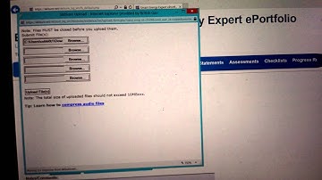 B.G. adding photo to eportfolio