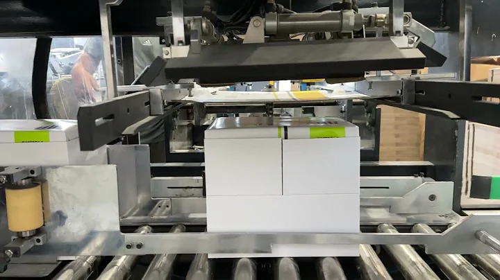 Full auto CHM 5 rolls 5 pockets A4  sheeting and ream pack &Carton & Strapping Machine  in Russia