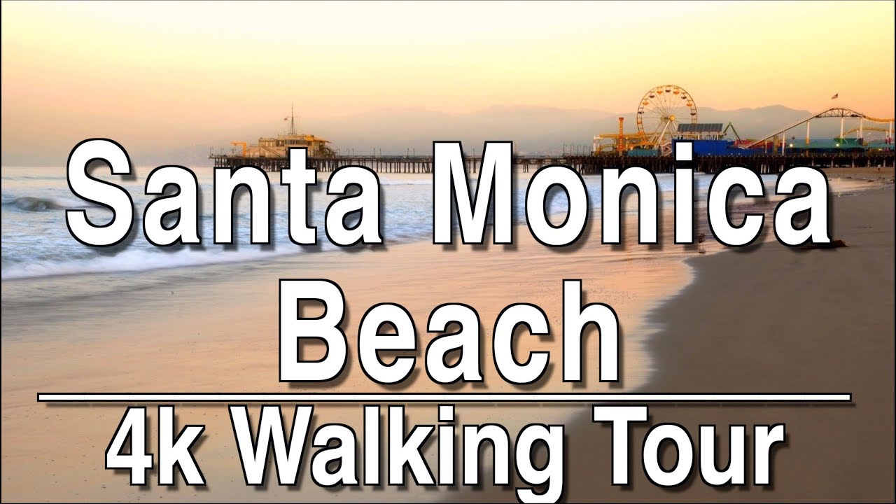 ⁣Santa Monica Beach Walk | 4k Dji Osmo 2 | Ambient Music