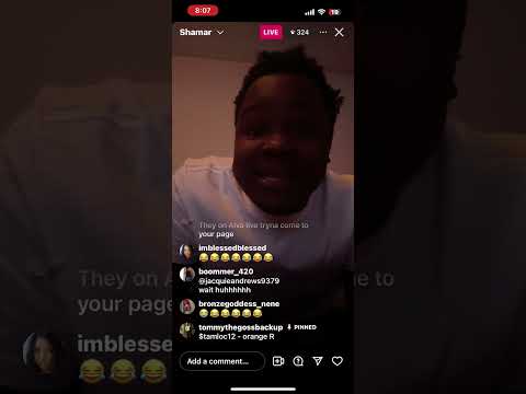 #tommythegossip RESPONDS TO #SHAMAR!! TOMMY HAS BEEN STALKING SHAMAR