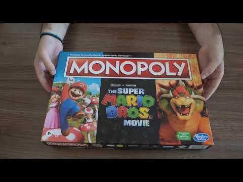 Monopoly The Super Mario Bros. Movie Edition Kids Board Game Includes  Bowser Token, Family Games, Ages 8+