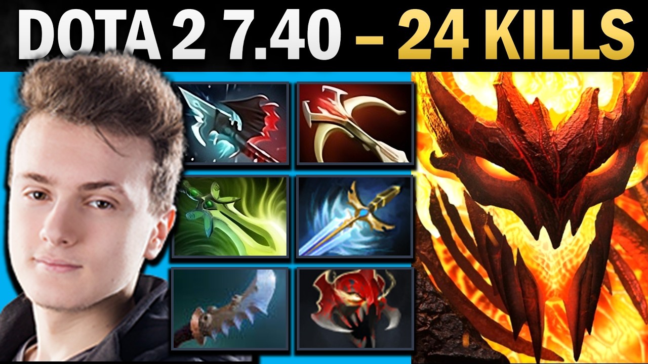 Shadow Fiend Pro Carry with Butterfly and Madness - Dota 7.41
