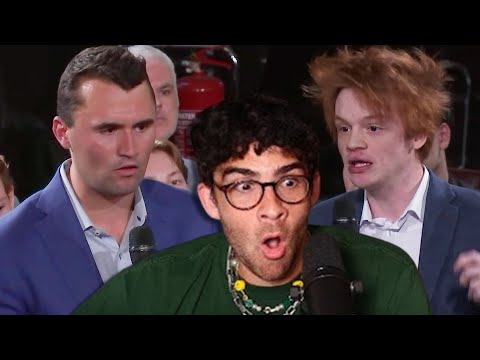 Thumbnail for Charlie Kirk Gets DESTROYED By Cambridge Student | Hasanabi reacts