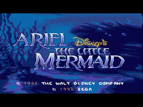 Прохождение игры : Русалочка . Сега . Ariel the Little Mermaid . SEGA .