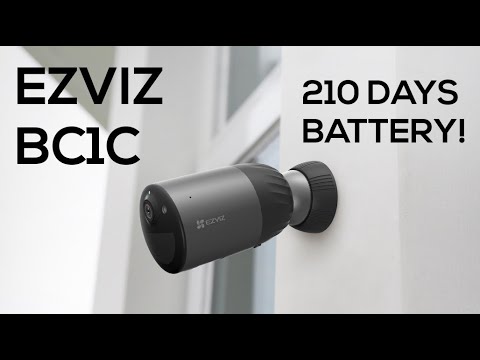 The EZVIZ BC1C Battery Powered Wireless Security Camera Review!