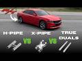 H-Pipe vs X-Pipe vs True Duals! The ULTIMATE Exhaust Sound Test! Mp3 Song