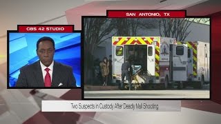 Two suspects in custody after deadly mall shooting