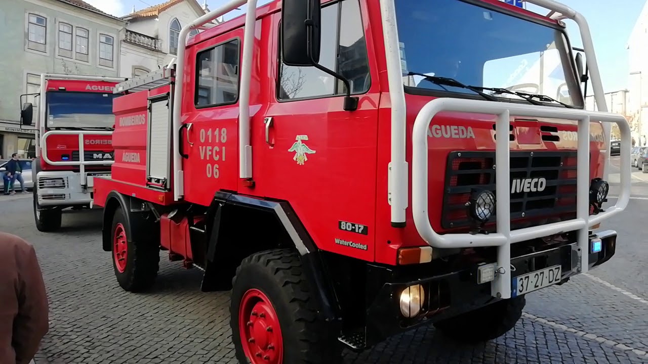 Desfile dos bombeiros em Águeda 2018