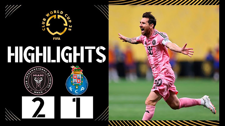 Gol de Tiro Libre Lionel Messi | Inter Miami - Porto 2-1 Resumen | Copa Mundial de Clubes de la FIFA