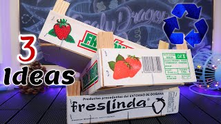 No tires a la basura las cajas de frutas mejor haz estas 3 Ideas