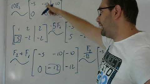 Resolución metodo de Gauss 2x2. Video 2. Algebra Lineal (Universidad).