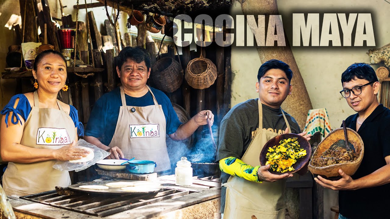 Así es la cocina ancestral maya más antigua y cocinado con PIEDRAS CALIENTES 