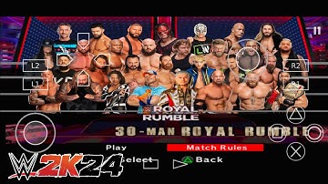 Nobody Expected This Winner in 30 Man Royal Rumble! 😱 | WWE 2K24 PS2 Mod by MG
