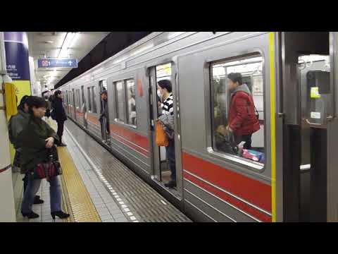 東急2000系2101F　準急中央林間行き　半蔵門線大手町駅発着シーン　Tokyu Series 2000 at Otemachi Sta.(Z08)