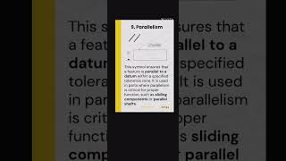 Parallelism GD&T | Perfect Parallel Tolerance Explained in Hindi ⚡🦾🔥 #shorts