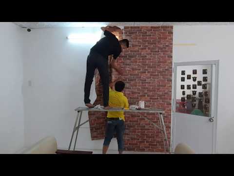 Video Giấy dán tường korea | tông gạch 3d | siêu đẹp - youtube