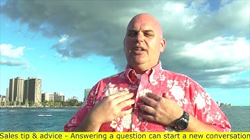 How to build rapport and start a conversation - Answer a question (4 of 7) Scott Sylvan Bell