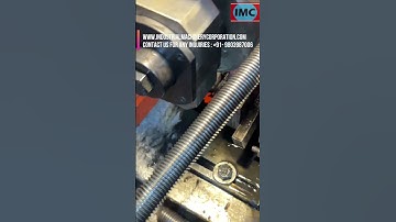 Hydraulic Thread Rolling Machine IMC 40 | Precision and Durability #threadrolling #rollingproduction