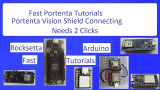 Arduino PortentaH7 Vision Shield 2 clicks