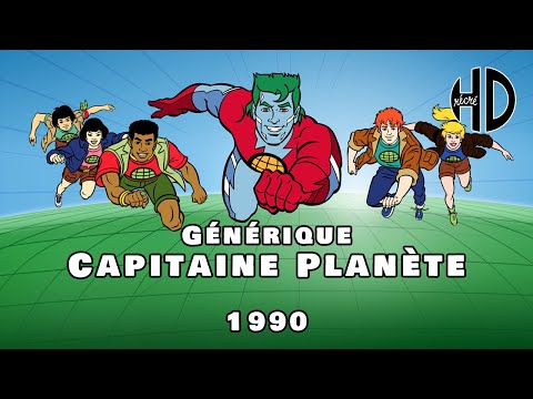 Générique de Capitaine Planète (Captain Planet and the Planeteers) - 1990 - HD