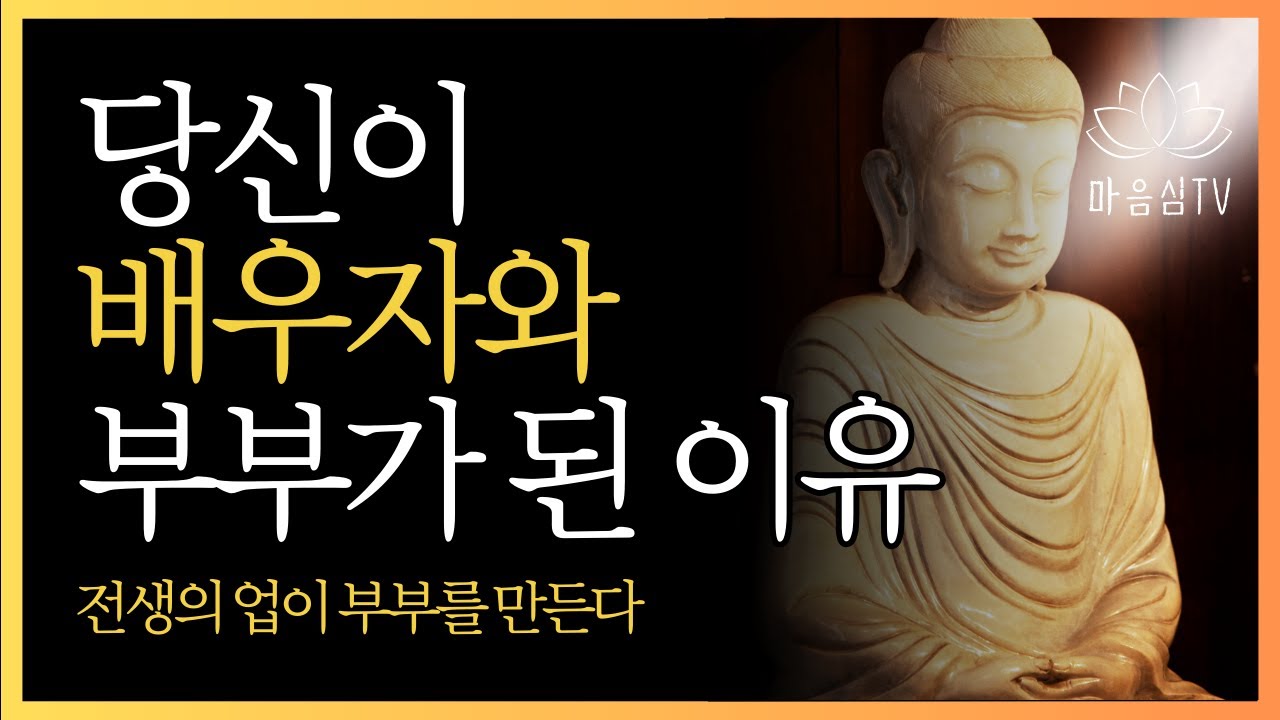 부부 인연 우연 아니다 | 전생부터 이어진 4가지 인연 법칙 | 부처님 가르침