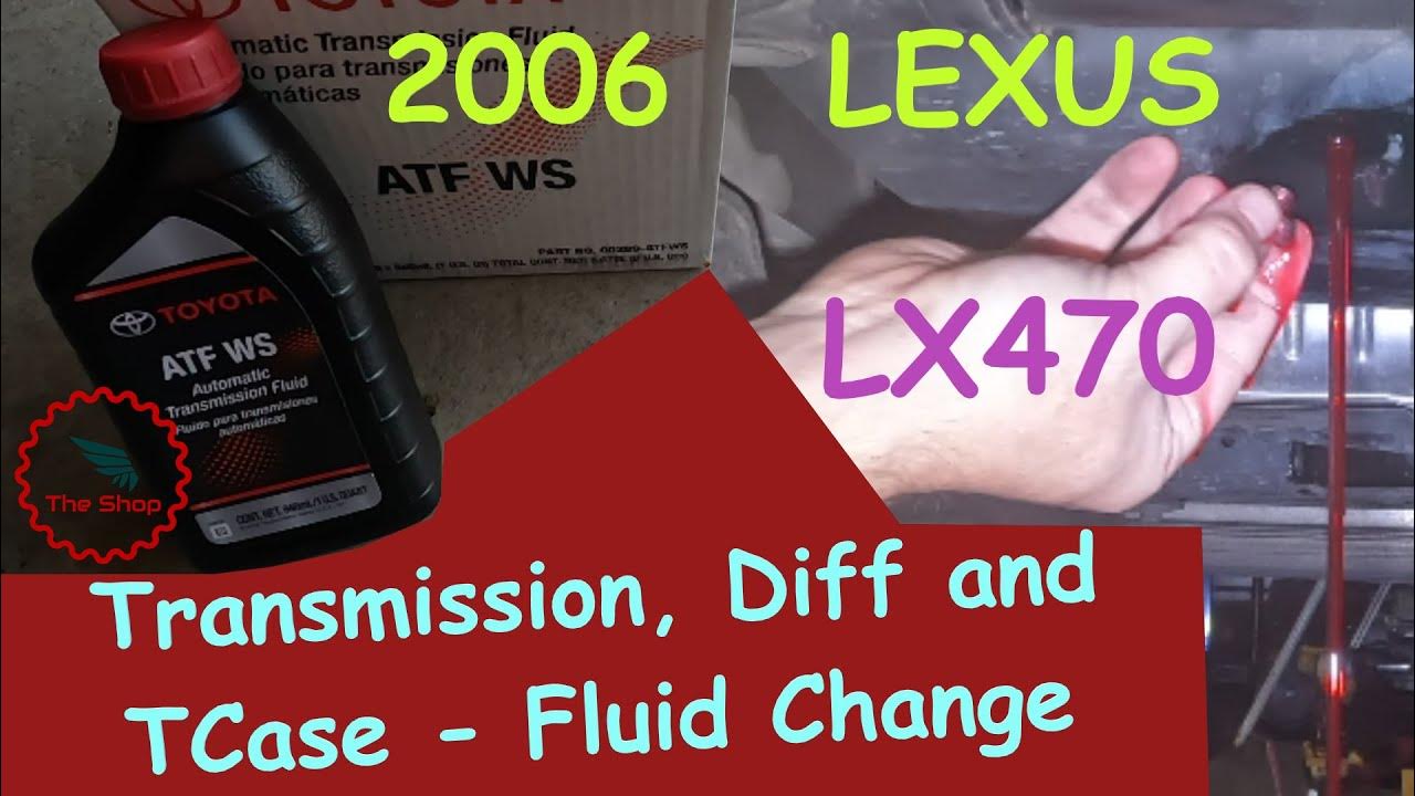 2006 LX470 Fluid change YouTube