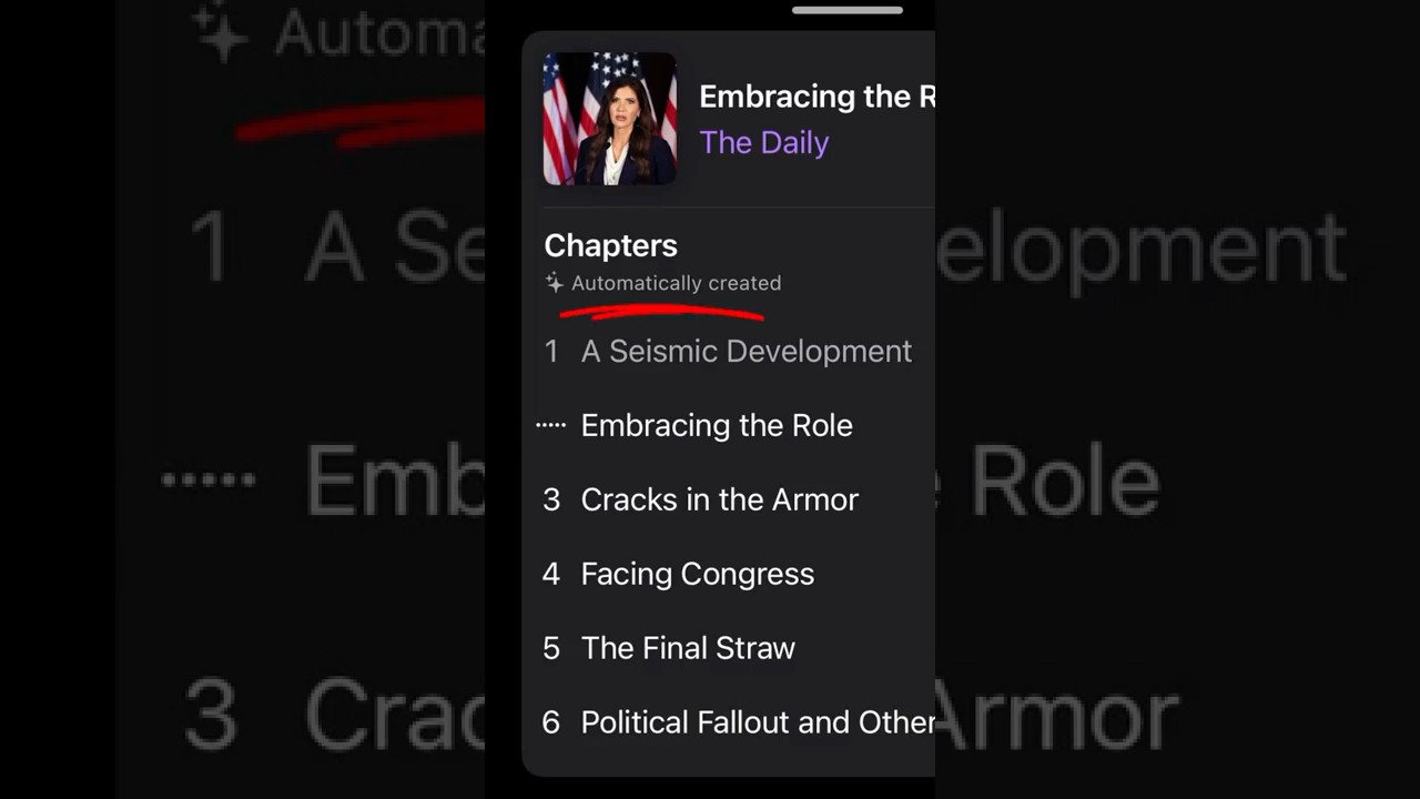 Podcast chapters in Apple, Spotify, and Buzzsprout