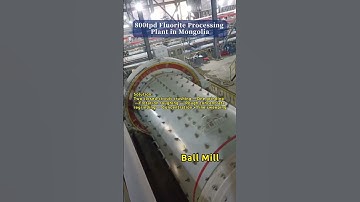800tpd Fluorite Processing Plant in Mongolia