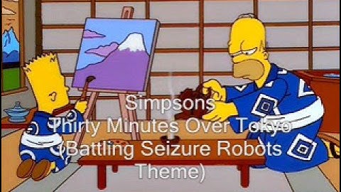 Simpsons Season 10 Episode 23 OST-Battling Seizure Robots