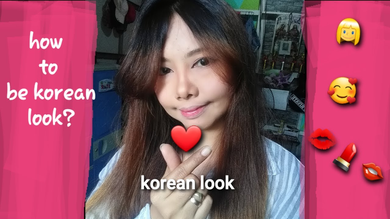 How to be Korean look Makeup tutorial MCA Vlogs YouTube