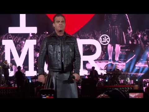 Robbie Williams Live June .  Manchester We are Strong Robbie Williams Live June .  Manchester We are Strong