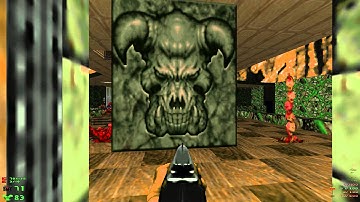 The Ultimate Doom - E2M5 Command Center Secret Exit - UVMAX 100% Secrets 60fps Uncommented