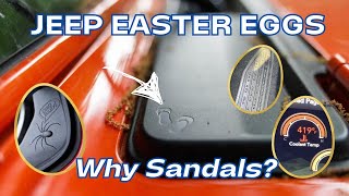 Why Are There Sandals On Your Jeep Wrangler? Jeep Easter Eggs Exposed. by Jeeps On The Run 520 views 1 month ago 5 minutes, 13 seconds