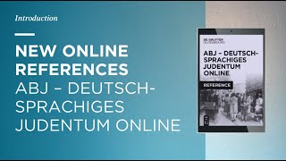 New Reference: Archiv Bibliographia Judaica – Deutschsprachiges Judentum Online