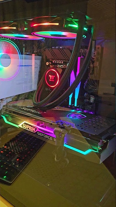 очень красивый ПК! RTX 3070 SUPRIM X #сборкапк #intel #nvidia - YouTube