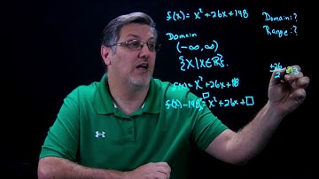 Domain and Range of a Parabola