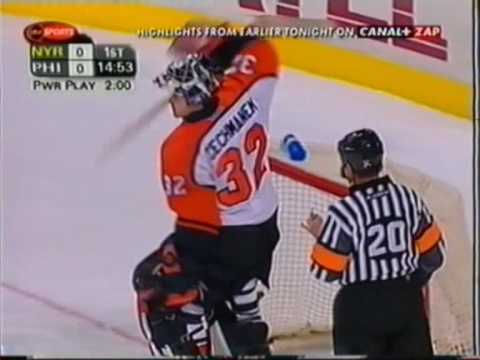 Lindros First Game Back In Philly As A Ranger (Part 1/2)
