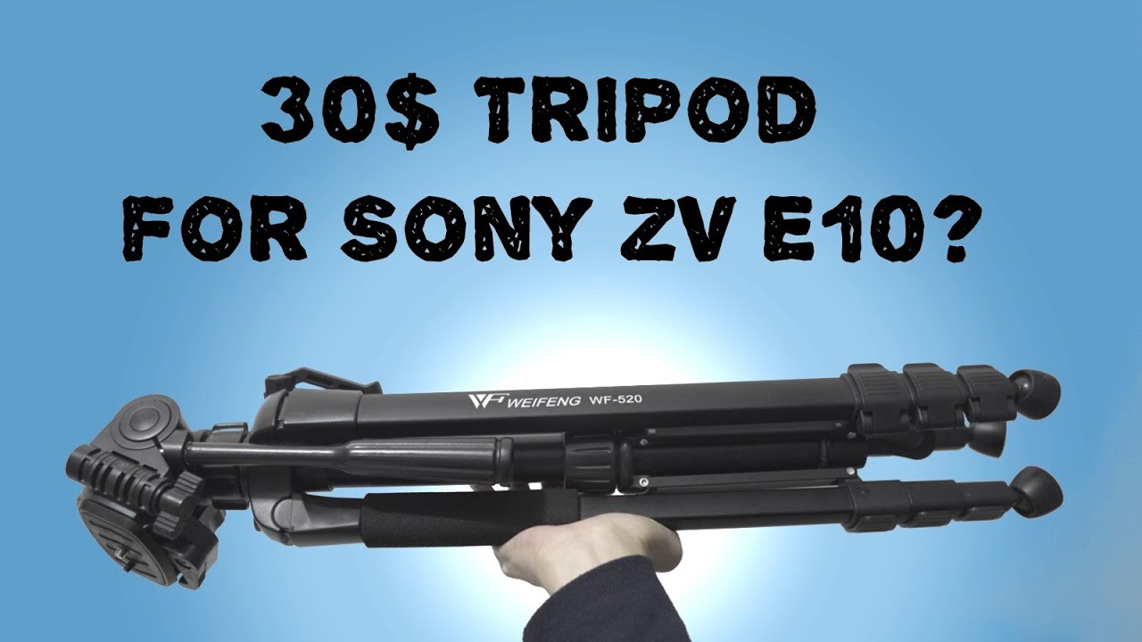 I Bought a Budget Tripod for My Sony ZV E10 YouTube
