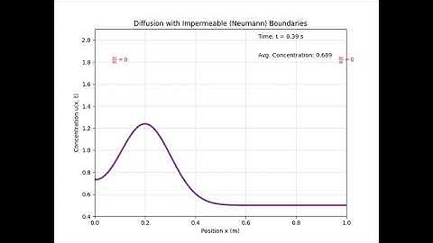 how the Neumann boundary condition dictates the behavior of a sealed system